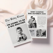 Faire-part Grossesse drôle dans le journal Big Brother