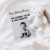 Faire-part Grossesse drôle dans le journal Big Brother