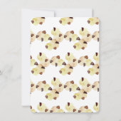 Faire-part Grossesse du biscuit aquarelle (Dos)