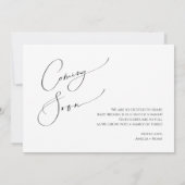 Faire-part Grossesse neutre de genre lunatique (Dos)