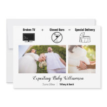 Grossesse télévisée minimaliste amusante cassée