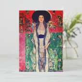 Faire-part Gustav Klimt Portrait d'Adele Bloch-Bauer II (Debout devant)