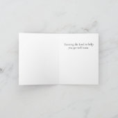 Faire-part Habakkuk 2:3 Raindrop Get Well Card (Intérieur)