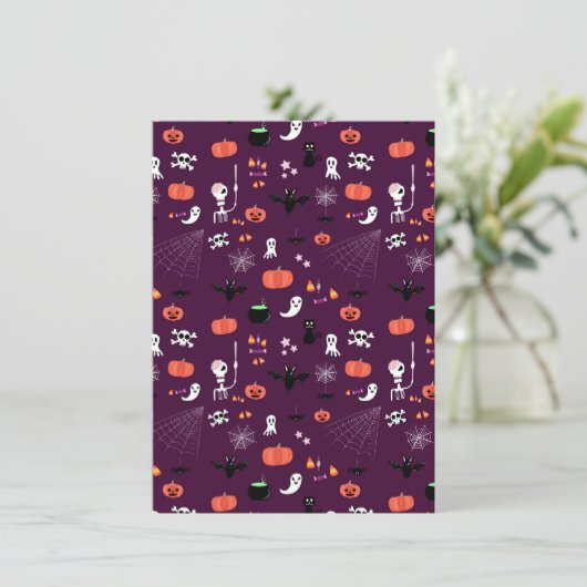 Faire-part Halloween (Debout devant)