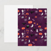 Faire-part Halloween (Devant / Derrière)