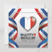 Faire-part Happy Bastille Day - 14th July (Devant)