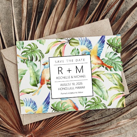 Faire-part Hawaii Beach Destination Wedding