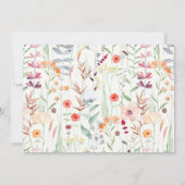 Faire-part Hello Little One Elegant Script Photo Naissance (Dos)