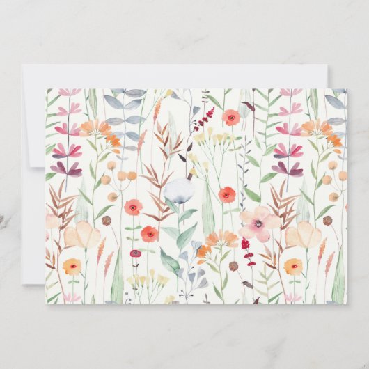 Faire-part Hello Little One Elegant Script Photo Naissance (Dos)