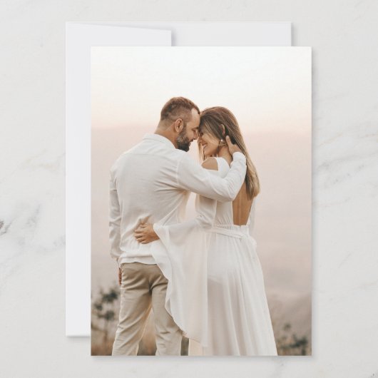 Faire-part Heureusement Jamais Après La Fête 2 Photo Mariage (Dos)