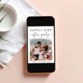 Faire-part Heureusement Jamais Après La Réception De Mariage 