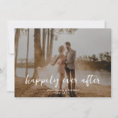 Faire-part Heureusement jamais après le script Horizontal Mar (Devant)