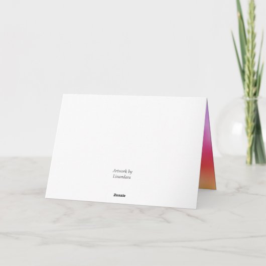 Faire-part Heureux à la maison Jolie maison (Dos)