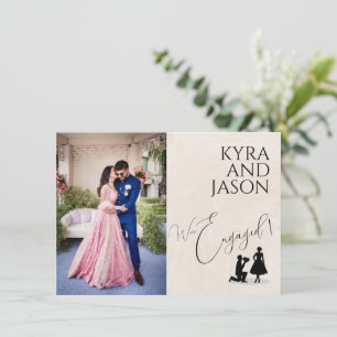 Faire-part Heureux Fiançailles