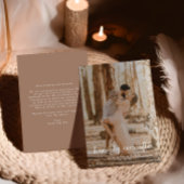 Faire-part Heureux Jamais après le Mariage photo superpositio