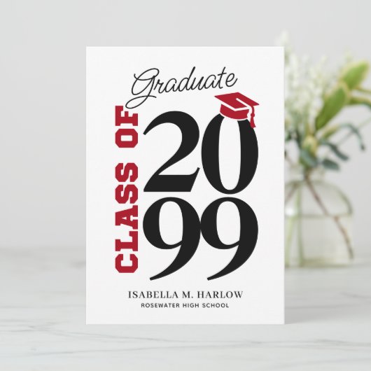 Faire-part Highschool Graduation (Debout devant)