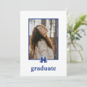 Faire-part Hilbert College H (Debout devant)