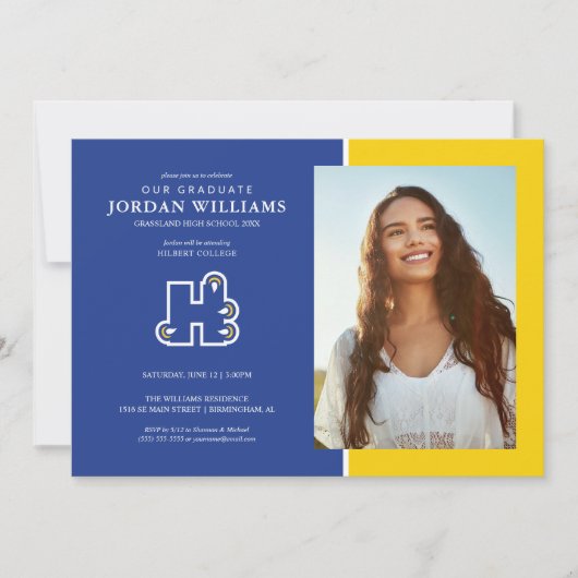 Faire-part Hilbert College H (Devant)