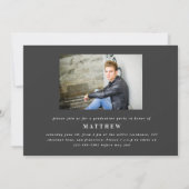 Faire-part Hip hip hourra photo graduation fête multi photo (Dos)