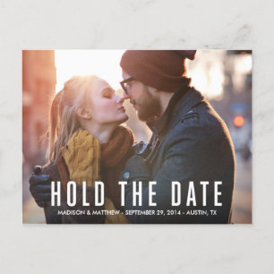 Faire-part Hipster Love Enregistrer la carte postale Date