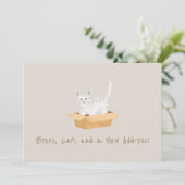 Faire-part Histoires d'une nouvelle maison (Debout devant)