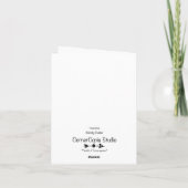 Faire-part Honey Horse Folded Card (Dos)