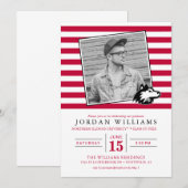 Faire-part Huskies du nord de l'Illinois | Graduation (Devant / Derrière)