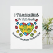 Faire-part I Teach Kids To Talk Back Speech Language (Debout devant)