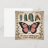 Faire-part If It Doesn't Challenge You, It Won't Change You (Devant / Derrière)