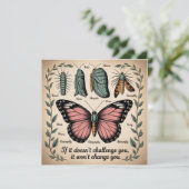 Faire-part If It Doesn't Challenge You, It Won't Change You (Debout devant)