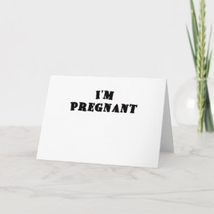 Faire-part Im Pregnant