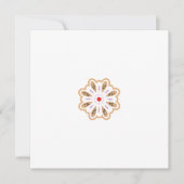 Faire-part Impression d'art floral Mandala | Décor Boho (Devant)