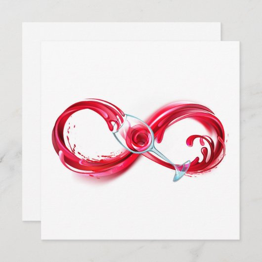 Faire-part Infinity (Devant / Derrière)