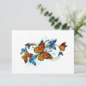 Faire-part Infinity of Monarch Butterflies (Debout devant)