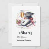 Faire-part Informatique et Information Graduation Photo (Devant)