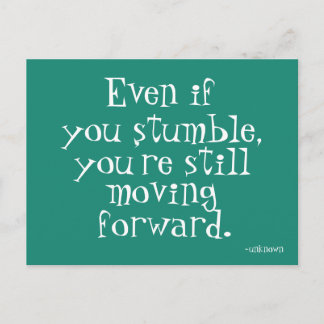 Faire-part Inspiration de réussite - Carte postale motivation