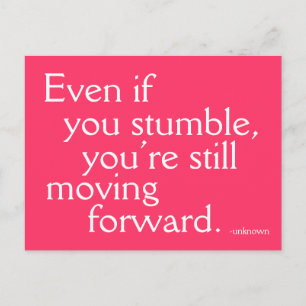 Faire-part Inspire au succès - Carte postale motivationnelle