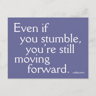 Faire-part Inspire au succès - Carte postale motivationnelle