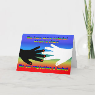 Faire-part Interracial Baby pour couples mixtes
