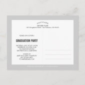 Faire-part / Invitation de graduation fièrement br (Dos)