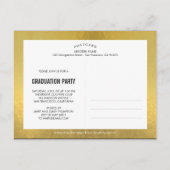 Faire-part / Invitation de graduation fièrement br (Dos)