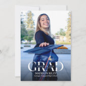 Faire-part Invitation de la fête de graduation pho (Devant)