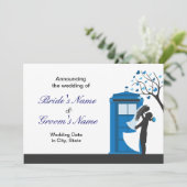 Faire-part Invitation/Faire-part de mariage de fantaisie (Debout devant)