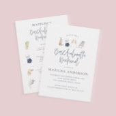 Faire-part Itinéraire de week-end de bachelorette pour les pe