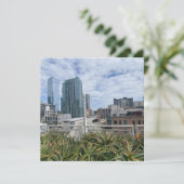 Faire-part ITINÉRAIRE plante : San Francisco (Debout devant)