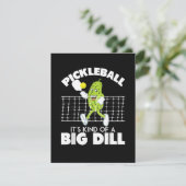 Faire-part It's Kind of A Big Dill - Funny Pickleball Paddle (Debout devant)