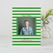 Faire-part Ivory Forest High School Grad Announcement Card (Debout devant)