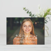 Faire-part Ivory Tassel Worth Hassle Photo Graduation (Debout devant)