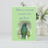 Faire-part J'Ai Déménagé (Debout devant)