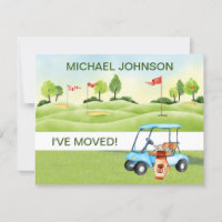 J'ai déménagé Golf Panier Greens Man Budget Move
